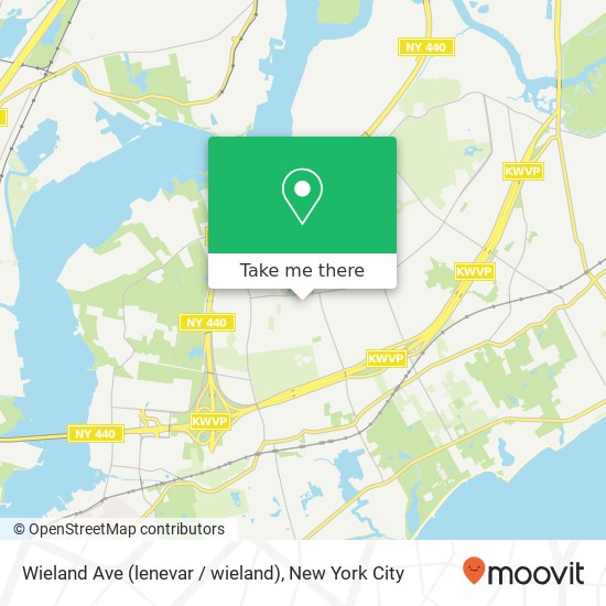 Mapa de Wieland Ave (lenevar / wieland), Staten Island, NY 10309