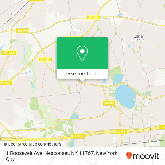 1 Roosevelt Ave, Nesconset, NY 11767 map