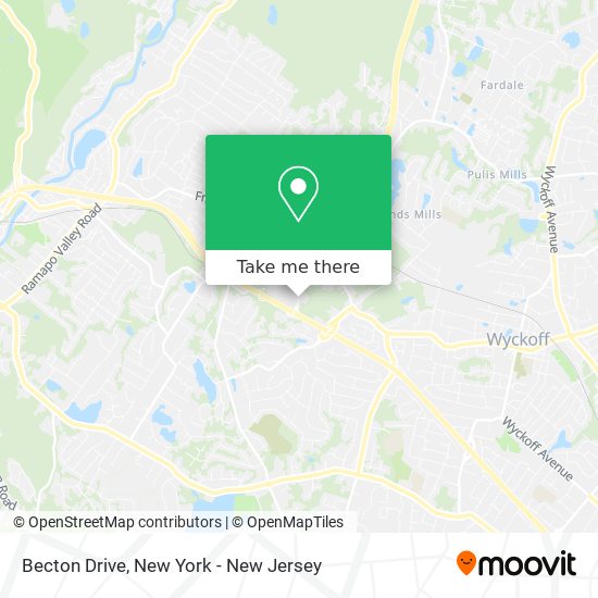 Mapa de Becton Drive