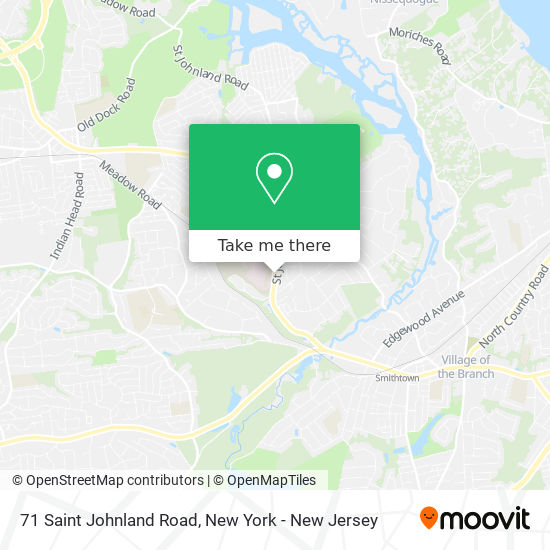 71 Saint Johnland Road map