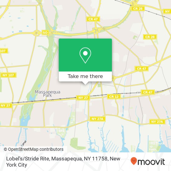 Mapa de Lobel's / Stride Rite, Massapequa, NY 11758