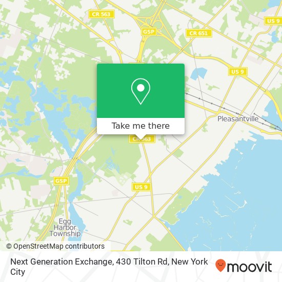 Next Generation Exchange, 430 Tilton Rd map