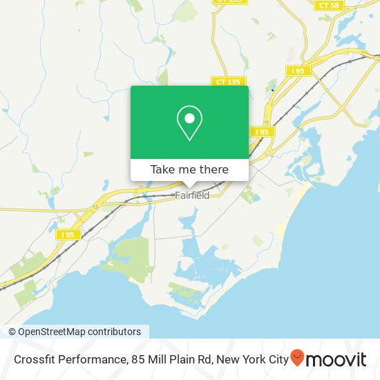 Mapa de Crossfit Performance, 85 Mill Plain Rd