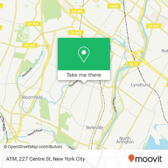 Mapa de ATM, 227 Centre St