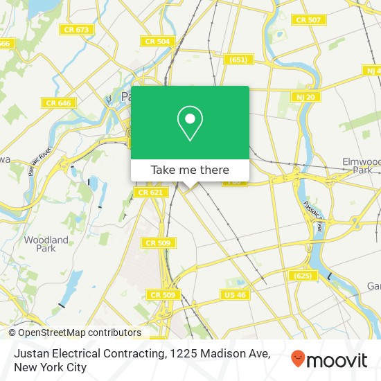 Mapa de Justan Electrical Contracting, 1225 Madison Ave