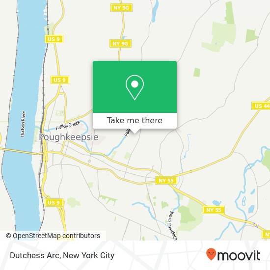 Dutchess Arc, 134 Innis Ave map