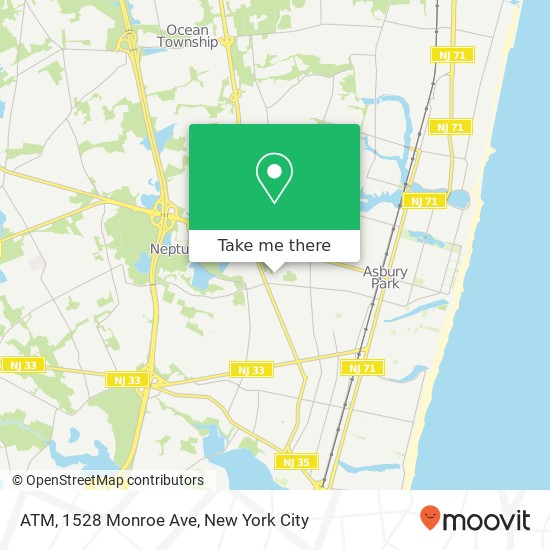 Mapa de ATM, 1528 Monroe Ave