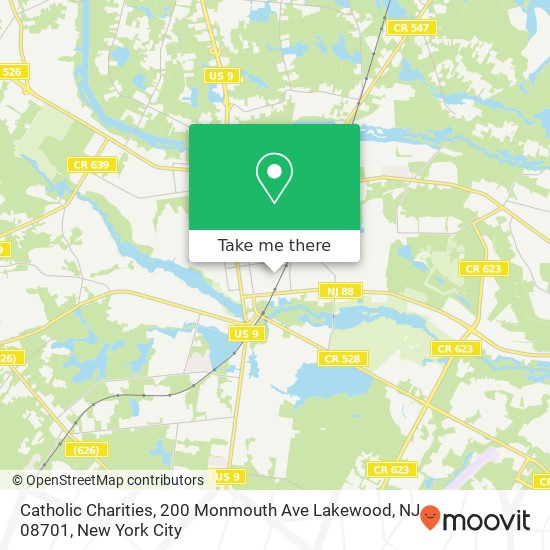 Catholic Charities, 200 Monmouth Ave Lakewood, NJ 08701 map