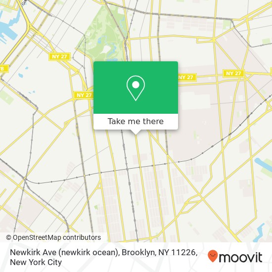 Newkirk Ave (newkirk ocean), Brooklyn, NY 11226 map