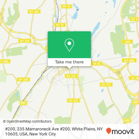 #200, 235 Mamaroneck Ave #200, White Plains, NY 10605, USA map