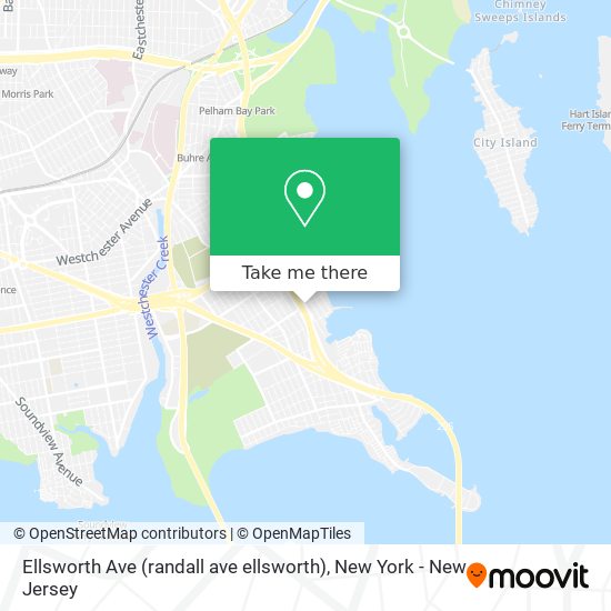 Mapa de Ellsworth Ave (randall ave ellsworth)