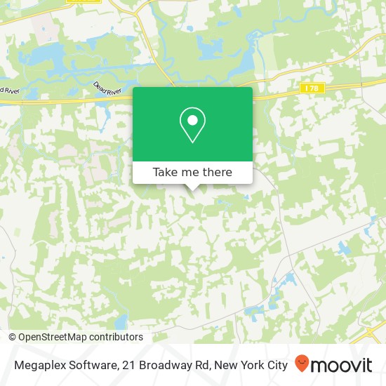 Megaplex Software, 21 Broadway Rd map