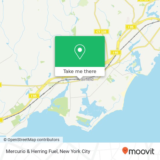 Mercurio & Herring Fuel, 2000 Post Rd map