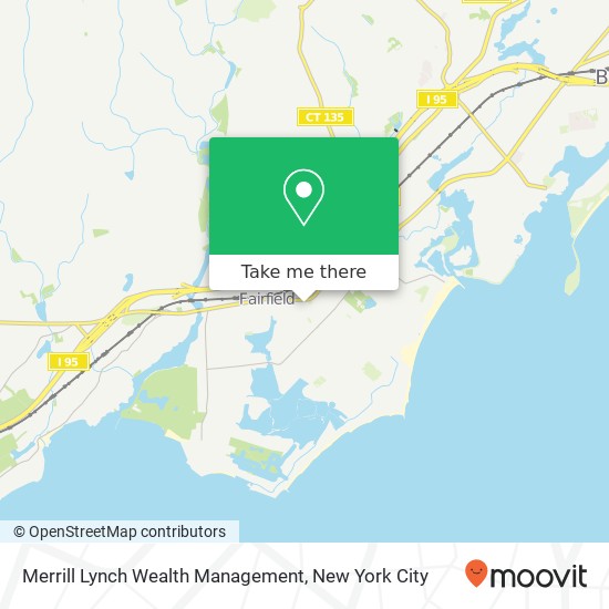 Mapa de Merrill Lynch Wealth Management, 1499 Post Rd
