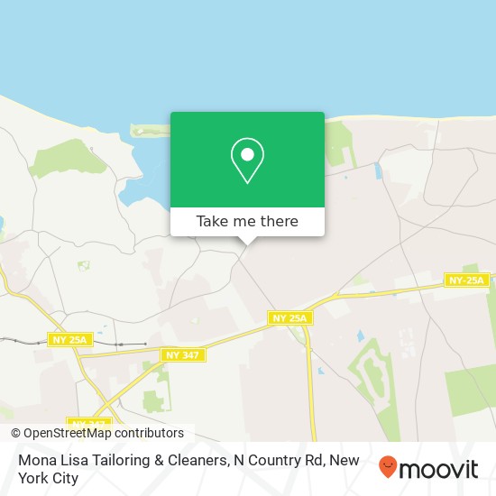 Mapa de Mona Lisa Tailoring & Cleaners, N Country Rd