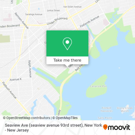 Seaview Ave (seaview avenue 93rd street) map