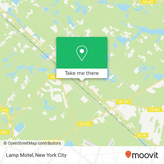 Lamp Motel, 504 W White Horse Pike map