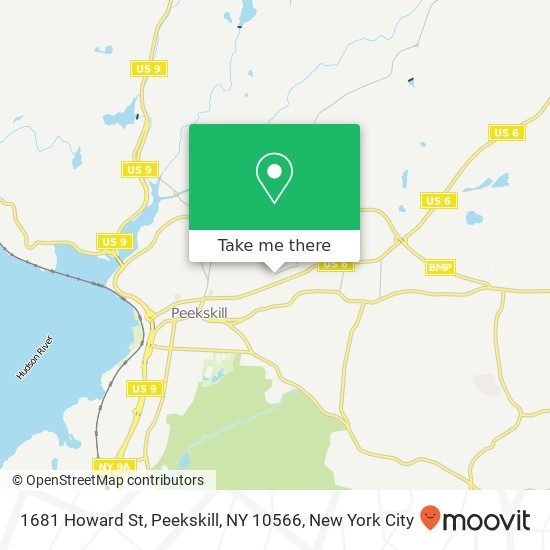 1681 Howard St, Peekskill, NY 10566 map
