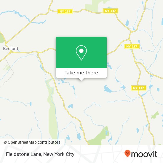 Fieldstone Lane, Fieldstone Ln, Bedford, NY 10506, USA map