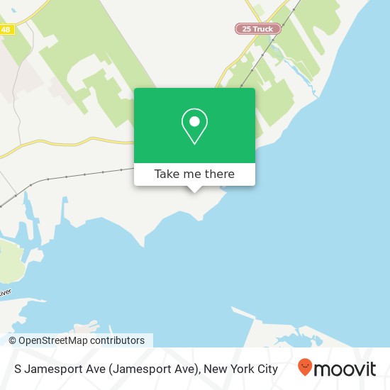 Mapa de S Jamesport Ave (Jamesport Ave), South Jamesport, NY 11970