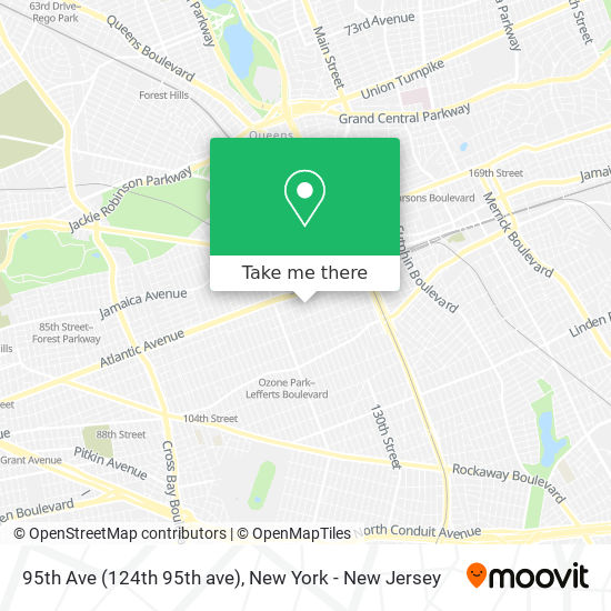 Mapa de 95th Ave (124th 95th ave)