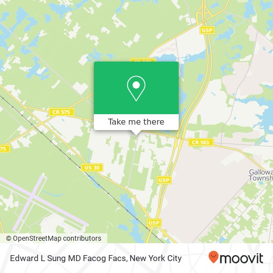 Edward L Sung MD Facog Facs, 72 W Jimmie Leeds Rd map