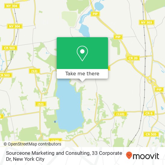 Sourceone Marketing and Consulting, 33 Corporate Dr map