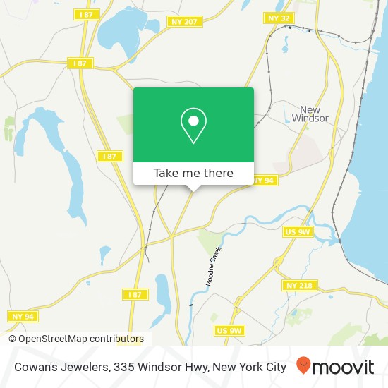 Mapa de Cowan's Jewelers, 335 Windsor Hwy