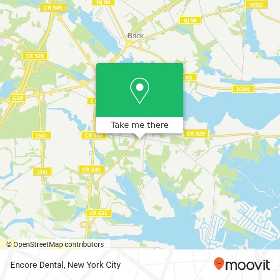 Mapa de Encore Dental, 185 Drum Point Rd