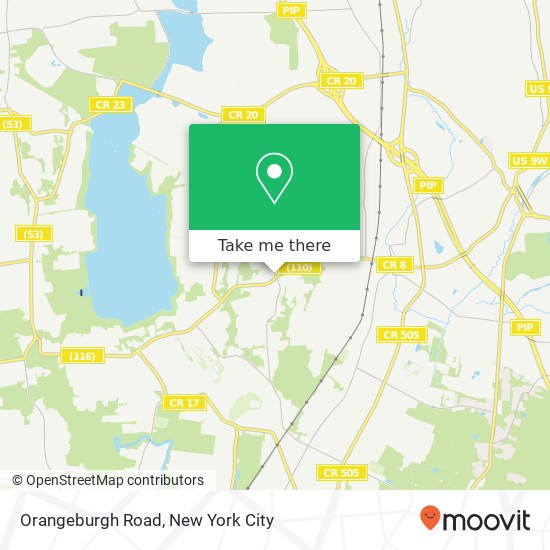 Mapa de Orangeburgh Road, Orangeburgh Rd, Old Tappan, NJ 07675, USA
