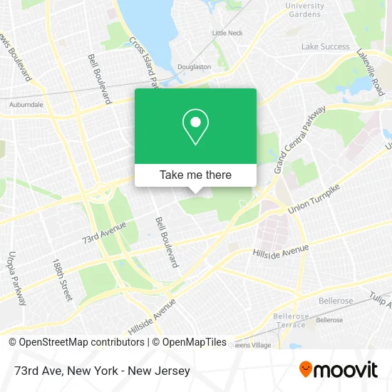 73rd Ave map