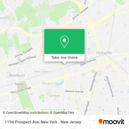 Mapa de 1194 Prospect Ave
