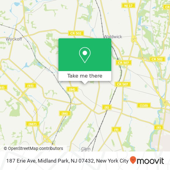 187 Erie Ave, Midland Park, NJ 07432 map