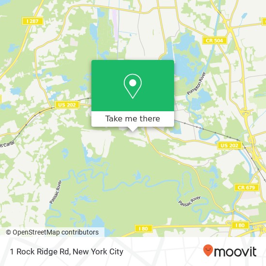 Mapa de 1 Rock Ridge Rd, Lincoln Park, NJ 07035