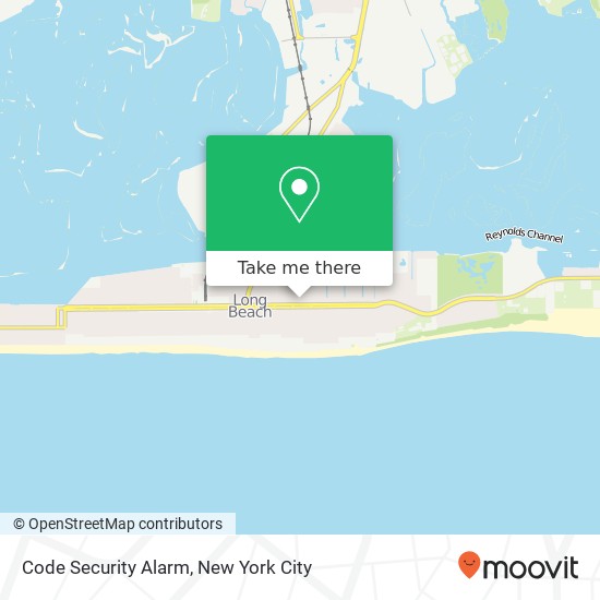 Mapa de Code Security Alarm, 411 Franklin Blvd