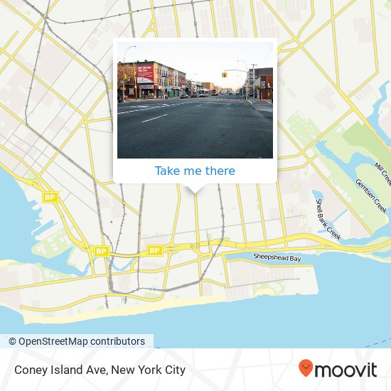 Mapa de Coney Island Ave, Brooklyn, NY 11223