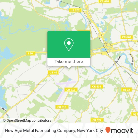 Mapa de New Age Metal Fabricating Company