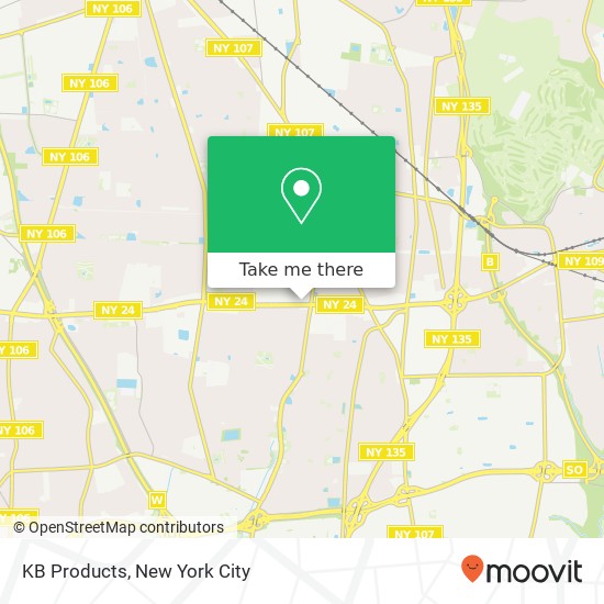Mapa de KB Products, 3695 Hempstead Tpke