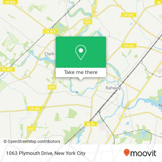 1063 Plymouth Drive, 1063 Plymouth Dr, Rahway, NJ 07065, USA map