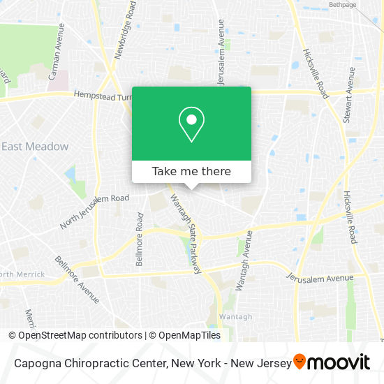 Capogna Chiropractic Center map