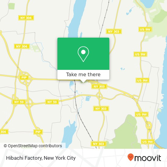 Mapa de Hibachi Factory, 4532 Palisades Center Dr