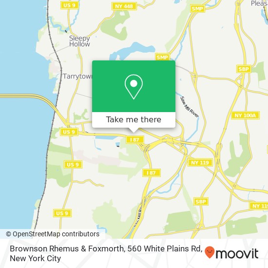 Brownson Rhemus & Foxmorth, 560 White Plains Rd map