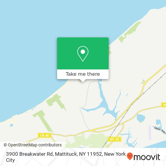 3900 Breakwater Rd, Mattituck, NY 11952 map