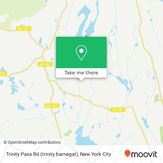 Mapa de Trinity Pass Rd (trinity barnegat), Pound Ridge (Pound Ridge, Town of), NY 10576