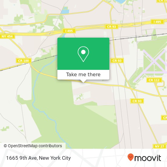 1665 9th Ave, Bohemia, NY 11716 map