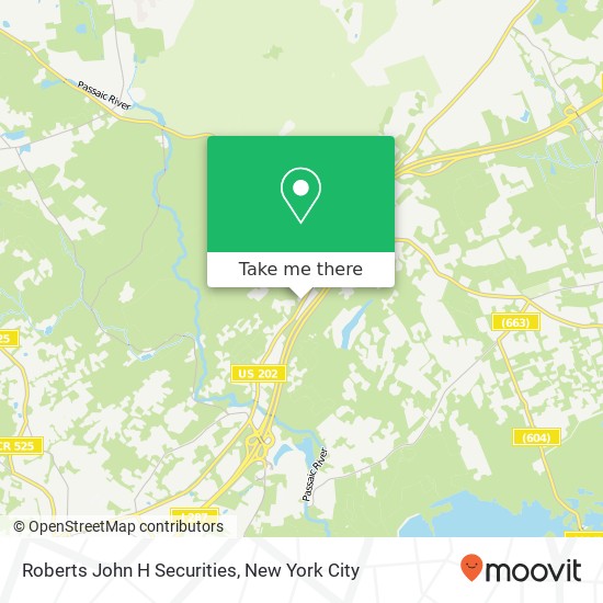 Roberts John H Securities, 999 Mount Kemble Ave map