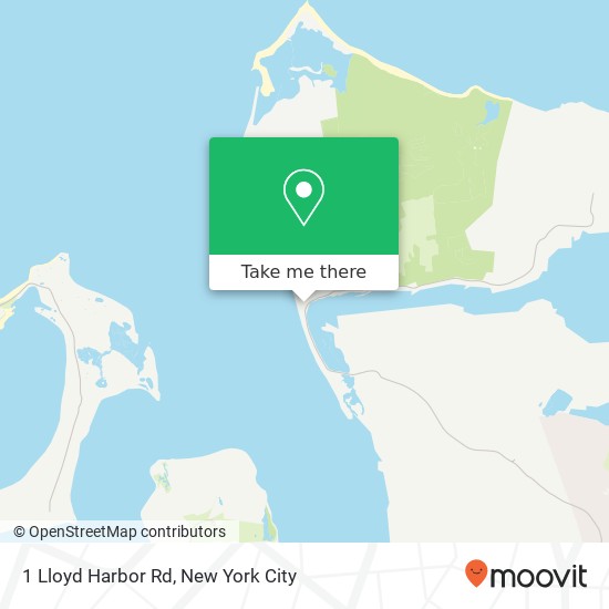 Mapa de 1 Lloyd Harbor Rd, Lloyd Harbor (BAYCREST), NY 11743