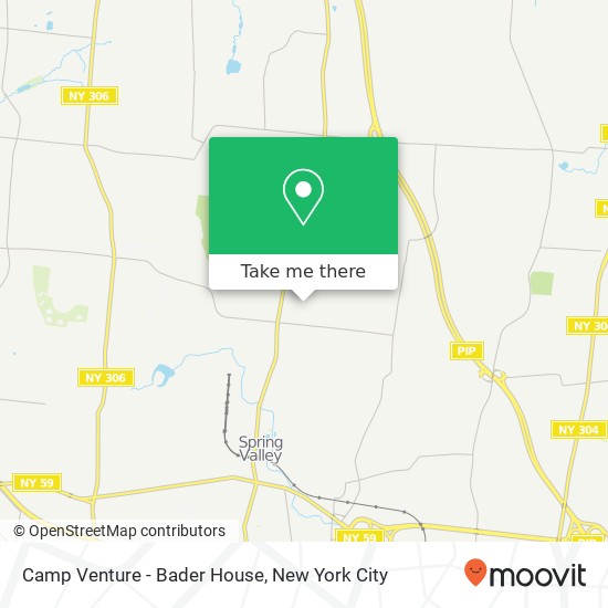 Mapa de Camp Venture - Bader House, 16 S Hillside Ave