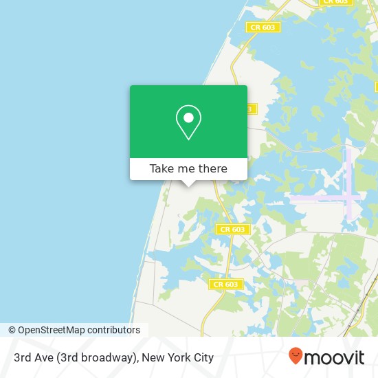 Mapa de 3rd Ave (3rd broadway), Villas (DEL HAVEN), NJ 08251