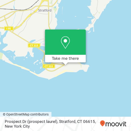 Mapa de Prospect Dr (prospect laurel), Stratford, CT 06615